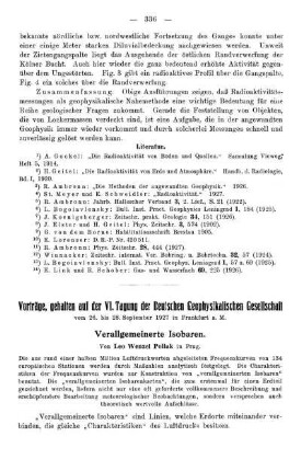 Verallgemeinerte Isobaren