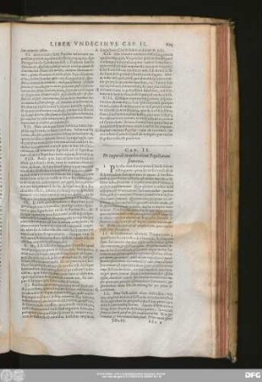 Cap. II. De corporali manducatione Papistarum sententia.