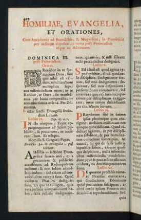 402-439, Homiliae, evanglia, et orationes