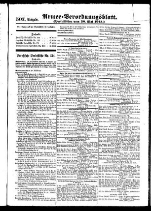 507.Ausgabe. Freitag, 28. Mai 1915