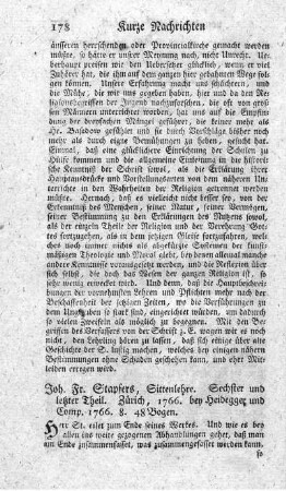 Christliche Sittenlehre. T.6.
