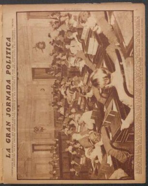 La gran jornada política [Fotografía]