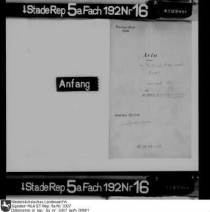 Verordnungen und Verhandlungen zum Kopfschatz von 1701, auch Ermäßigungs- und Erlassgesuche