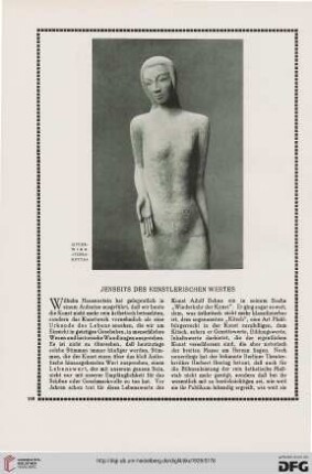 Jenseits des künstlerischen Wertes