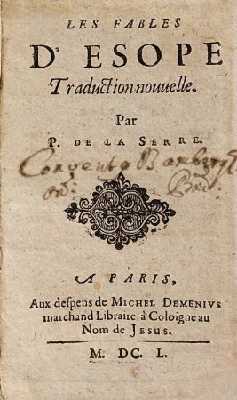 Fables D'Ésope
