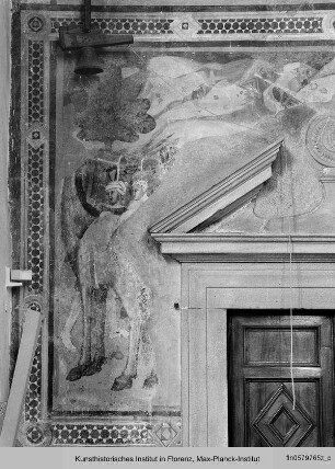 Wanddekoration : Anbetung der Könige (unteres Register)