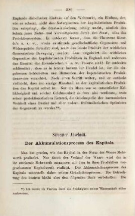Siebenter Abschnitt. Der Akkumulationsprocess des Kapitals.
