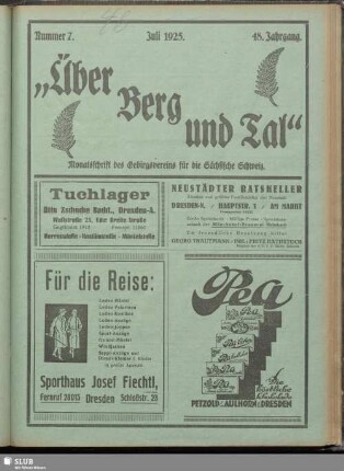 Nummer 7, Juli 1925