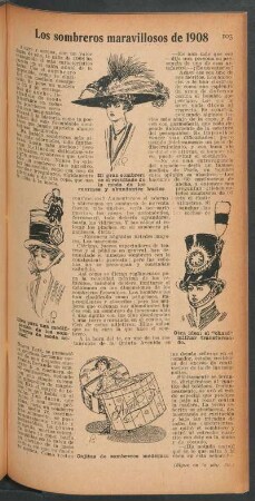 Los sombreros maravillosos de 1908