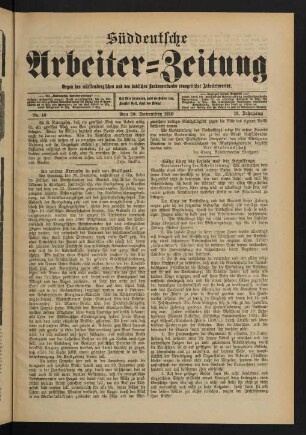 Nr. 46. Den 20. November 1910. - Nr. 50. Den 18. Dezember 1910.