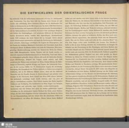 Die Entwicklung Der Orientalischen Frage