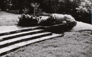 Hakeburg (Wohnsitz des Reichspostministers), Kleinmachnow: Stufen zum Garten