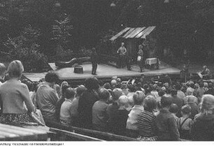 Dresden, Großer Garten, Freilichtbühne "Junge Garde" (eingeweiht am 12. August 1955), Filfestspiele, August 1955