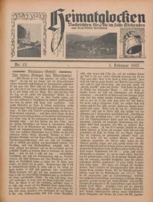 22.1918: Heimatglocken