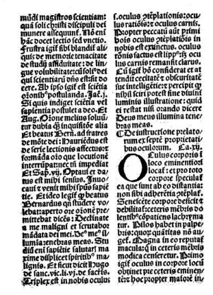 De instructione prelatorum ex septē proprietatibus oculorum. Ca. XII.