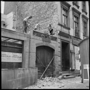 Bauarbeiten in der Behaimstraße
