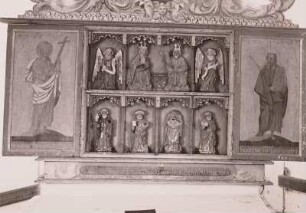 Bennin, Dorfkirche, Altar