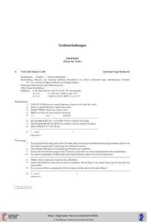 Löserituale (Texte Nr. 1-21)