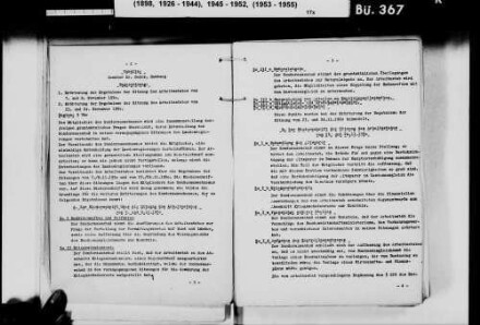 Protokolle des Bundesrats- und des Bundestags-Ausschusses für den Lastenausgleich
