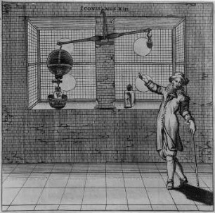 Demonstation des Gewichtes der Luft nach Guericke : Technikgeschichte | Physik | Mechanik | Wassermesser