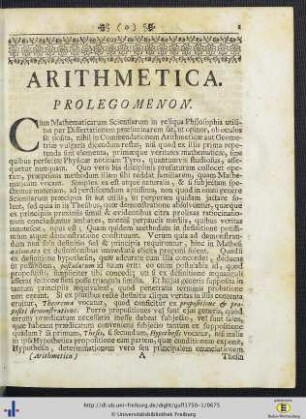 Prolegomenon.