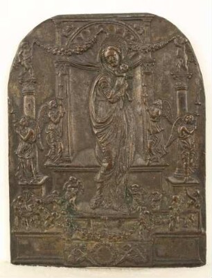 Maria mit dem Kinde und Engeln