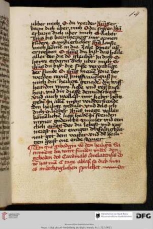 Kommuniongebet (mit Ablaß)