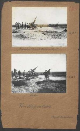 Flugzeugabwehrbatterie an der Heerstraße vor Bir es Saba