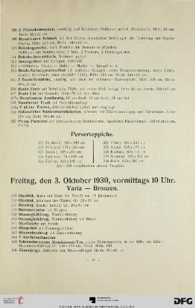 Perserteppiche (Nr. 321-334)