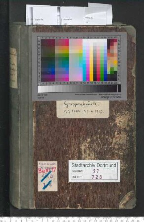 Protokollbuch der Gemeinde Groppenbruch