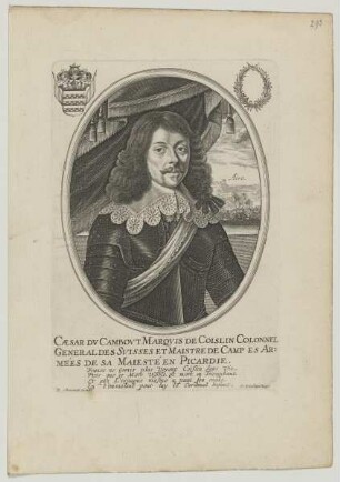 Bildnis des Caesar Dv Cambovt Marqvis de Coislin