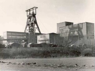 Steinkohlenbergwerk Königsborn (Unna-Königsborn), Schachtanlage 2/5 in Kamen-Heeren