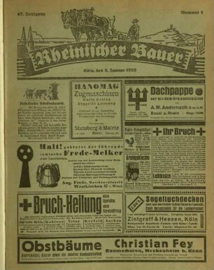 Rheinischer Bauer / 47. Jahrgang 1929