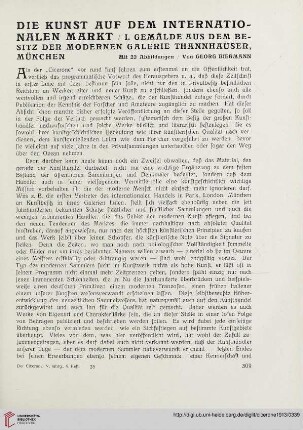 5: Die Kunst auf dem internationalen Markt, 1, Gemälde aus dem Besitz der modernen Galerie Thannhauser, München