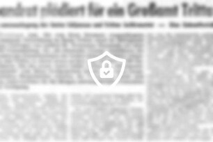 Landrat plädiert für ein Großamt Trittau