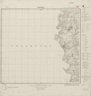 5902 (alte Nr.: 3394) Dasburg, Meßtischblatt (4cm - Karte)