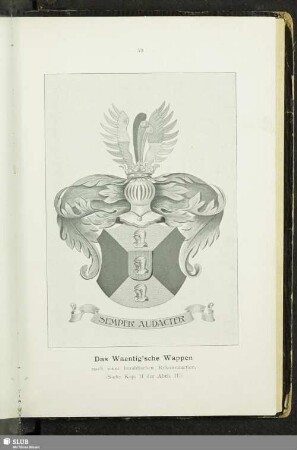 Das Waentig´sche Wappen