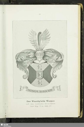 Das Waentig´sche Wappen