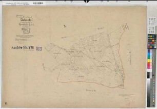 Garenfeld (Hagen), Umlegung Garenfeld, Urkarte 1 Bl.3 Flur 3