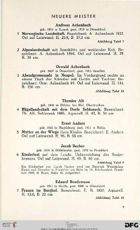 Neuere Meister (Nr. 1-182)
