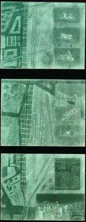 Integrierte künstlerische Gestaltung des bewohnten Volksparks auf dem ehem. Potsdamer Güterbahnhof, Berlin-Kreuzberg Schinkelwettbewerb 1990: Übersicht der Pläne