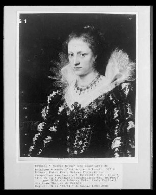 Portrait der Jacqueline van Caestre