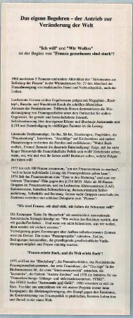Das eigene Begehren - Der Antrieb zur Veränderung der Welt