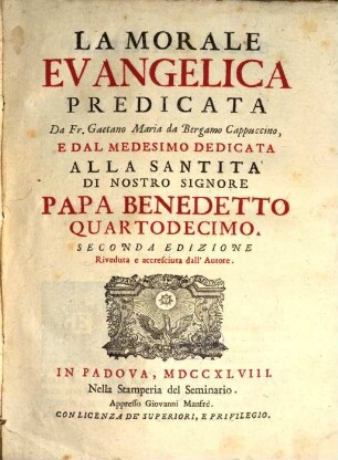 La Morale Evangelica