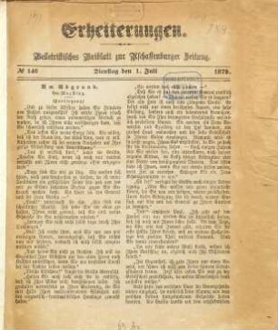 Erheiterungen. 1879,7/12