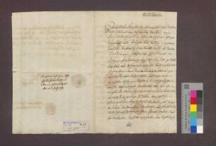 Vergleich zwischen der Basler Dompropstei und der Kartause zu Freiburg über eine Gült zu Tiengen.
