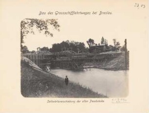 Großschiffahrtsweg, Breslau Umbau der Passbrücke: Seitwärtsverschiebung