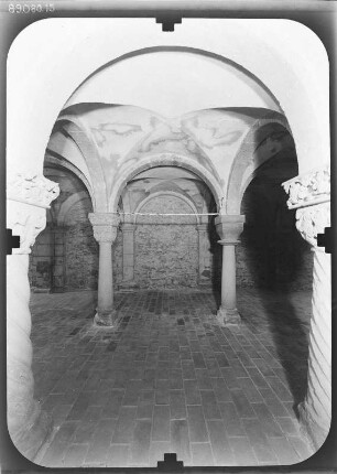 Ermsleben. Konradsburg. Ehem. Klosterkirche. Krypta