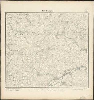 Meßtischblatt 3621 : Lützelhausen, 1883 : Lützelhausen. - Aufn. 1882. - 1:25000. - [Berlin]: Reichsamt für Landesaufnahme, 1883. - 1 Kt.