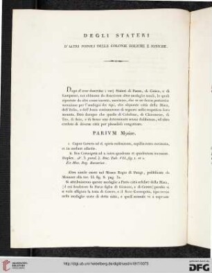 Degli stateri d'altri popoli delle colonie eoliche e ioniche